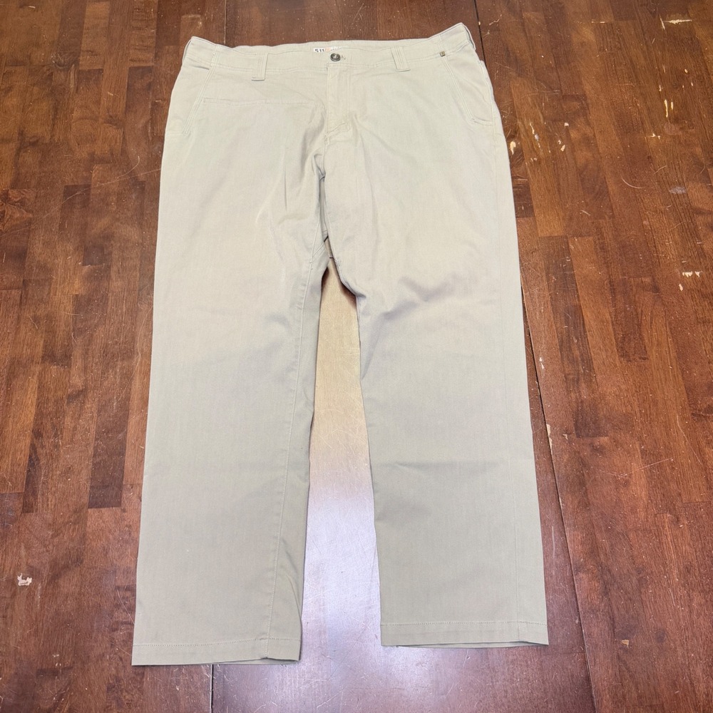 5.11 Tactical Men's Khaki Cargo Pants Straight Fit‎ Size 38x30